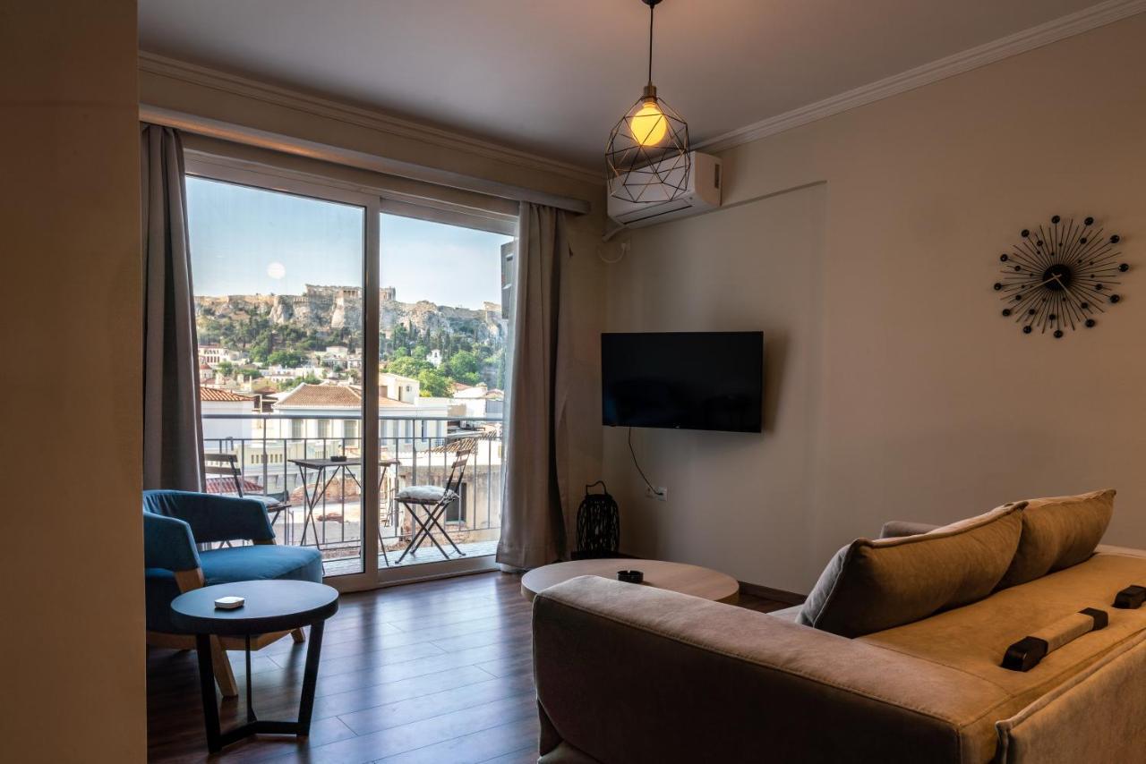 Luxury Apartment Overlooking The Citadel Of Tsakas Athene Buitenkant foto