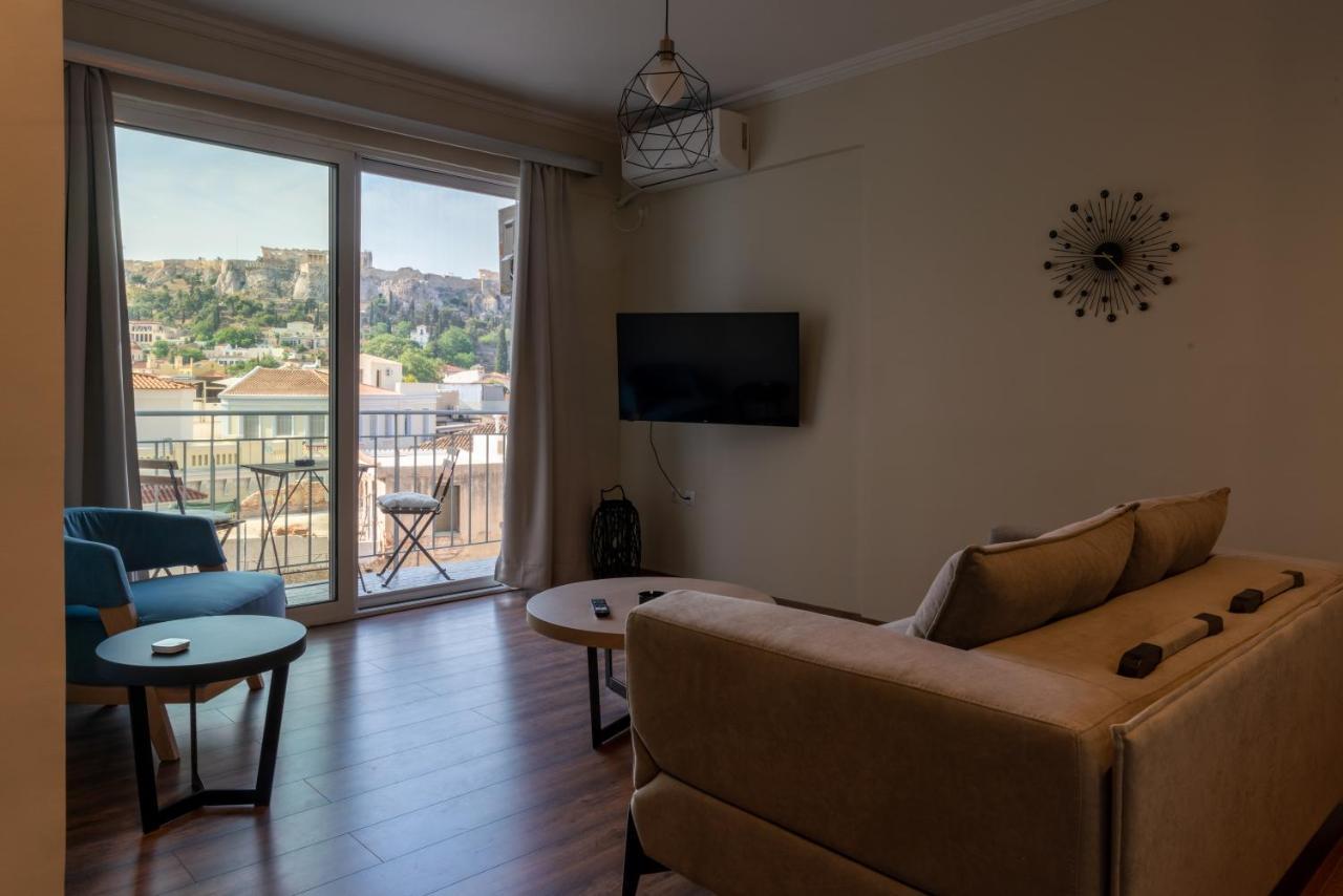 Luxury Apartment Overlooking The Citadel Of Tsakas Athene Buitenkant foto